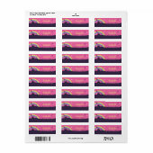 Naamsticker - Sprookjeskasteel Etiket (Full Sheet)