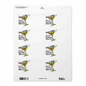 NAAMSTICKERS, ETIKETTEN - MEDIUM OF ZELDZAME MARTI (Full Sheet)