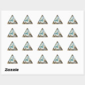Naamstickers met monogram sticker (Vel)