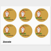 Naamstickers voor Weston Price-bijeenkomsten Ronde Sticker (Vel)