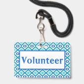 Naamstijl Badge (Voorzijde met lanyard)
