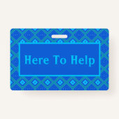 Naamstijl Badge (Achterkant)