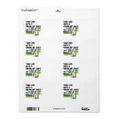 NAAMTAGGEN, ETIKETTEN - LEVEN, LIMET, ZOUT, TEQUIL (Full Sheet)