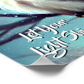 Naamtekst toevoegen, Babyuil gloeit in de boom, Bl Poster (Hoek)