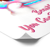 Naamtekst toevoegen, kleurrijke kattenkinderkamer poster (Hoek)