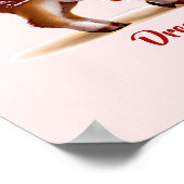 Naamtekst toevoegen, Mooie jonge herten - Babyhert Poster (Hoek)