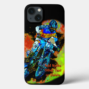 Naamtekst toevoegen (of verwijderen) Motocross-mot Case-Mate iPhone Case