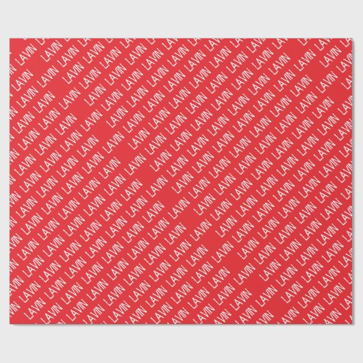 naamwikkelpapier cadeaupapier (Vlak)