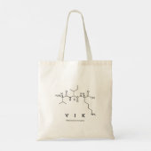 Naamzak Vik peptide Tote Bag (Achterkant)