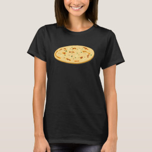 Naanbrood Knoflook Naan India Pakistan Voedsel Mas T-shirt
