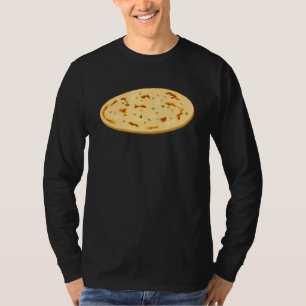 Naanbrood Knoflook Naan India Pakistan Voedsel Mas T-shirt