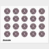Naar 1971 op een Starbies Run Ronde Sticker (Vel)