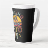 Naar 19 jaar oud latte mok (Rechterhoek)