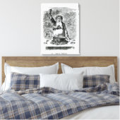 Naar afwezige vrienden! canvas afdruk (Insitu (Slaapkamer))