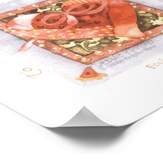 Naar alles - hart poster (Hoek)