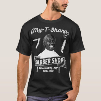 Naar Amerika komen Mijn T Sharp Barber Shop T-shirt