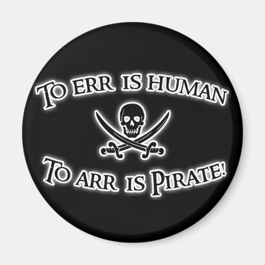 Naar Arr is Pirate! Magneet (Voorkant)