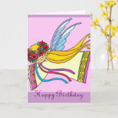 Naar Baba en Dido's Little Angel Kaart (Gele Bloem)