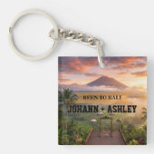 Naar Bali Indonesië Reis Souvenir Sleutelhanger (Voorkant)
