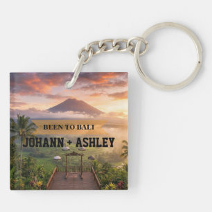 Naar Bali Indonesië Reis Souvenir Sleutelhanger