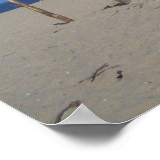 Naar Beach lopen Poster (Hoek)