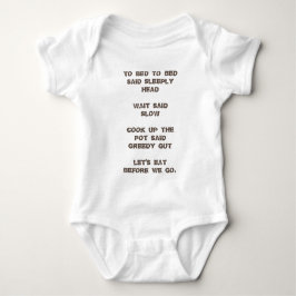 Naar Bed/Baby Jersey Bodysuit
