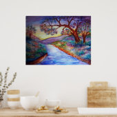 Naar beneden bij de rivier. poster (Keuken)
