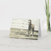 NAAR BENEDEN EN TERUG WENSKAART BEDANKKAART (Voorkant)