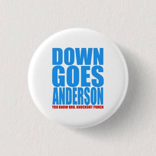 Naar beneden gaat Anderson Ronde Button 3,2 Cm (Voorkant)