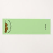 Naar beneden gericht Dog Green Yoga Mat (Voorkant (horizontaal))