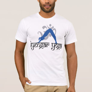Naar beneden gerichte Dog Iyengar Yoga T-shirt