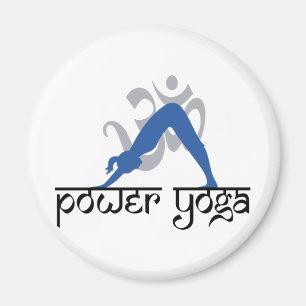 Naar beneden gerichte Dog Power Yoga Magneet