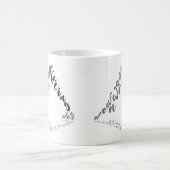 Naar beneden gerichte Dog Yoga Pose Koffiemok (Center)