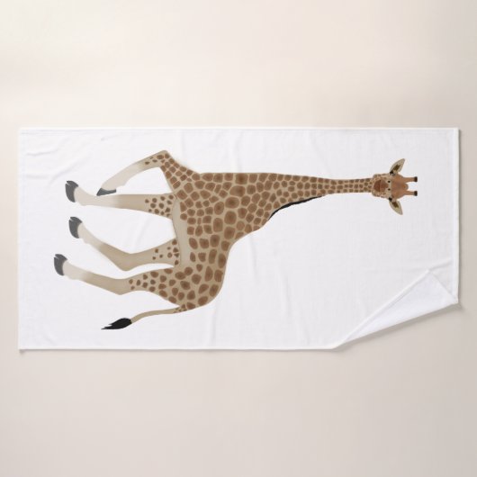 Naar beneden kijken badhanddoek (Badhanddoek)