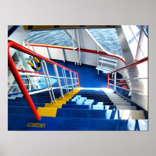 Naar beneden poster (Voorkant)