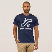 naar beneden. t-shirt (Voorkant volledig)