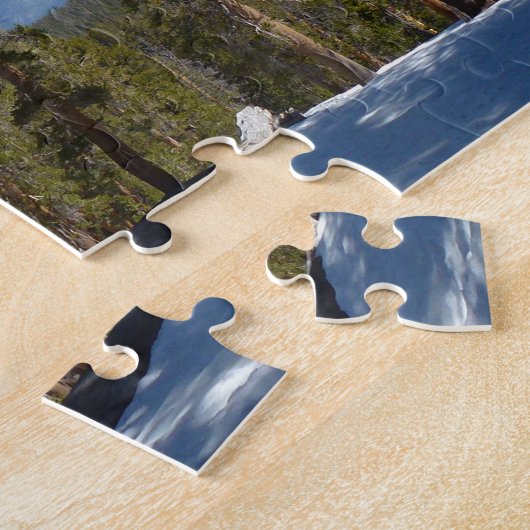 Naar beneden van Mitchell Peak in Sequoia Legpuzzel (Zijkant)