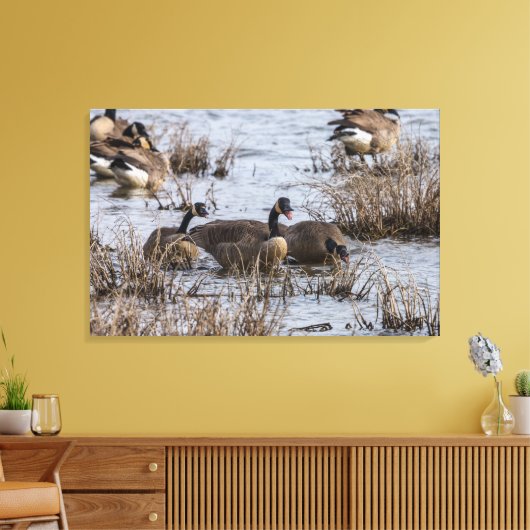 Naar binnen verplaatsen canvas afdruk (Insitu (Woonkamer))