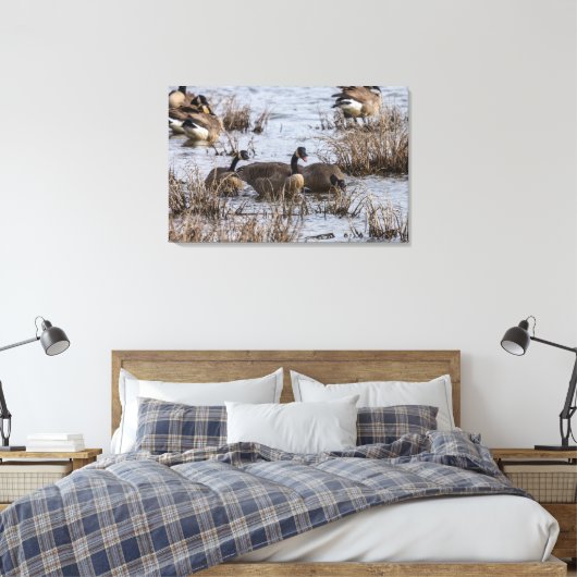 Naar binnen verplaatsen canvas afdruk (Insitu (Slaapkamer))