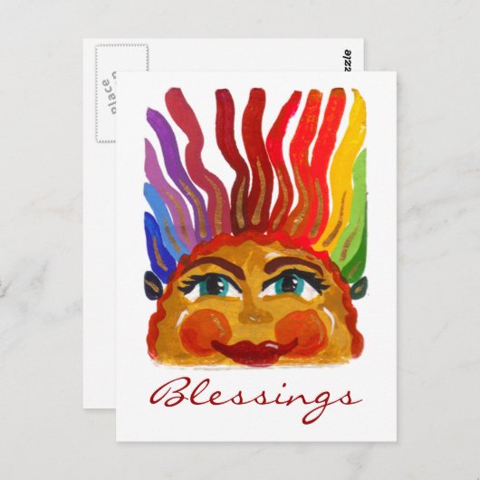 Naar boven Briefkaart (Voorkant / Achterkant)