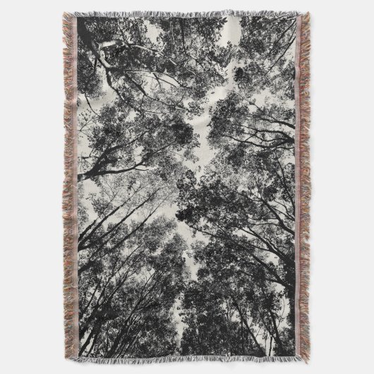 Naar boven door de bomen, 2018 | SVP-Afbeeldingen Deken (Voorkant Verticaal)