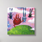 naar boven en naar beneden canvas afdruk (Voorkant)