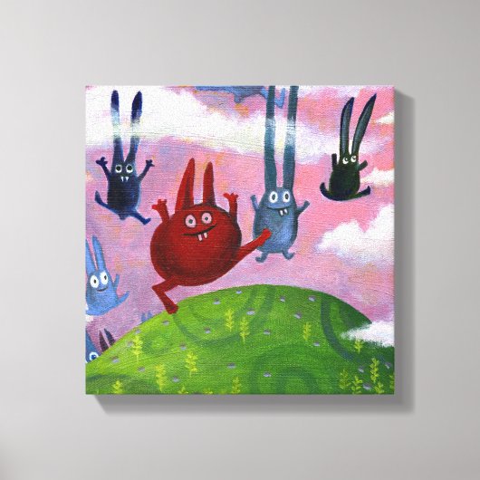 naar boven en naar beneden canvas afdruk (Voorkant)