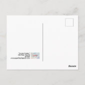 Naar boven en naar weg briefkaart (Achterkant)