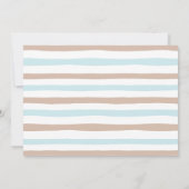 Naar boven en weg | Uitnodiging voor een  vliegtui (Achterkant)