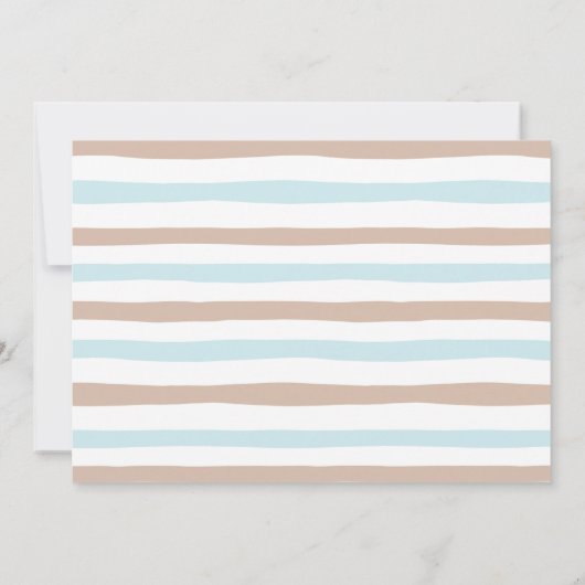 Naar boven en weg | Uitnodiging voor een  vliegtui (Achterkant)