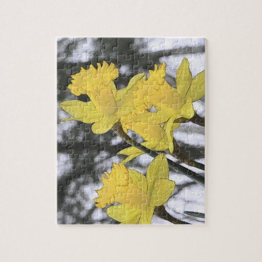 Naar boven - Gele deviezen Legpuzzel (Verticaal)