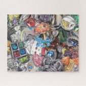 Naar boven in de zolder legpuzzel (Horizontaal)