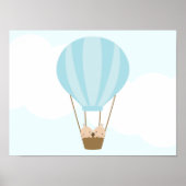 Naar boven, naar boven en weg! Kinderwandkunst met Poster (Voorkant)