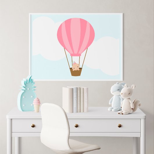 Naar boven, naar boven en weg! Kunst voor de muur  Poster